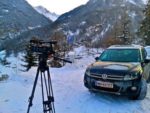 filming in the austrian alps