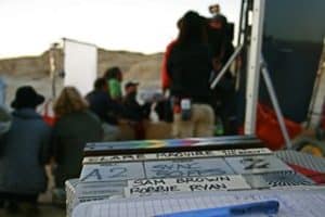 35mm production in Las Bardenas for video clip, Polydor Records